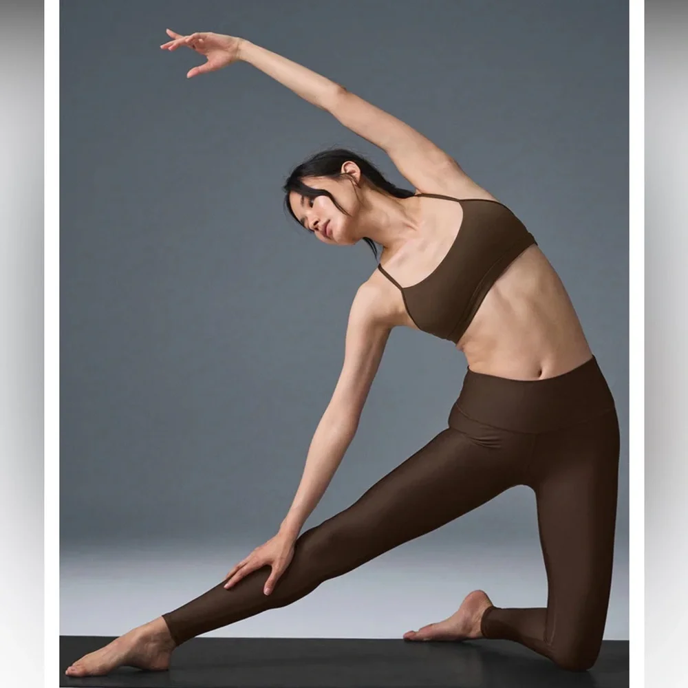 Alo High Waist Airlift Legging Espresso Small - Picture 1 of 5